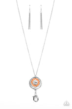 Load image into Gallery viewer, Cretian Crest Orange Lanyard