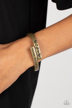 Load image into Gallery viewer, WINGS of Change Brass Hinged Bracelet