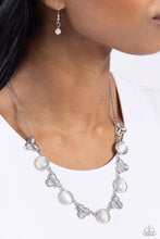 Load image into Gallery viewer, Floral Crowned White Necklace