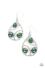 Load image into Gallery viewer, Send the BRIGHT Message Green Earrings