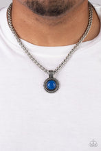 Load image into Gallery viewer, Pendant Dreams Blue Men&#39;s Necklace