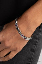 Load image into Gallery viewer, Poetically Picturesque Purple Hinged Bracelet