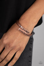 Load image into Gallery viewer, WINGS of Change Copper Hinged Bracelet