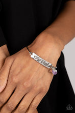 Load image into Gallery viewer, Fearless Fashionista Purple Bangle