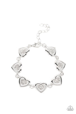 Catching Feelings White Bracelet