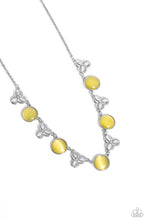 Load image into Gallery viewer, Floral Crowned Yellow Necklace