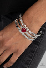 Load image into Gallery viewer, You Win My Heart Red Cuff