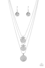 Load image into Gallery viewer, Dizzying Discs Silver Necklace