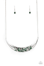 Load image into Gallery viewer, Bejeweled Baroness Green Necklace