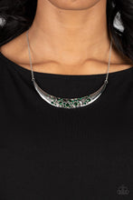 Load image into Gallery viewer, Bejeweled Baroness Green Necklace