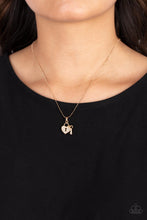 Load image into Gallery viewer, You Hold My Heart Gold Necklace