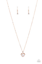 Load image into Gallery viewer, Effulgently Engaged Rose Gold Necklace