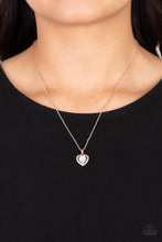 Load image into Gallery viewer, Effulgently Engaged Rose Gold Necklace