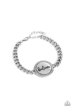 Load image into Gallery viewer, Hope and Faith Silver Bracelet