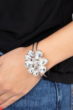 Load image into Gallery viewer, DAUNTLESS is More White Hinged Bracelet