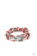 Load image into Gallery viewer, Jungle Jubilee Red Bracelet