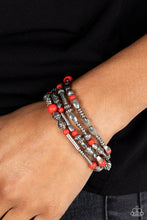 Load image into Gallery viewer, Jungle Jubilee Red Bracelet