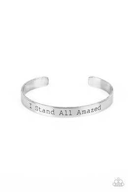 I Stand All Amazed Silver Cuff