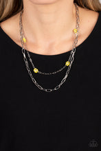 Load image into Gallery viewer, Bold Buds Yellow Necklace