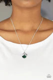 Load image into Gallery viewer, Stylishly Square Green Necklace