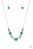 Load image into Gallery viewer, The Big Leaguer Green Necklace
