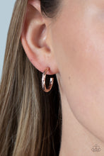 Load image into Gallery viewer, Triumphantly Textured Rose Gold Earrings