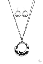 Load image into Gallery viewer, Tectonic Treasure Black Necklace