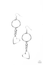 Load image into Gallery viewer, Don’t Miss a HEARTBEAT White Earrings