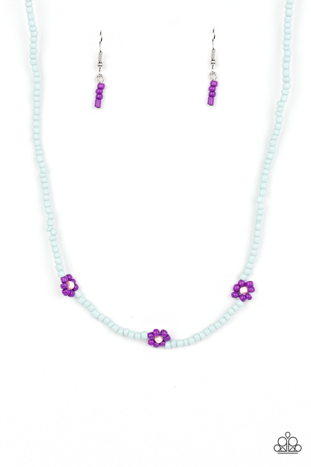 Bewitching Beading Purple Necklace