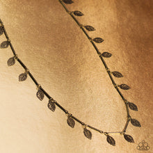 Load image into Gallery viewer, LEAF a Light On Brass Necklace