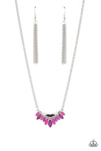 Load image into Gallery viewer, Flash of Fringe Pink Necklace