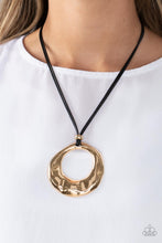 Load image into Gallery viewer, Tectonic Treasure Gold Necklace