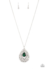 Load image into Gallery viewer, Glitz and GLOW Green Necklace