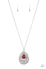 Load image into Gallery viewer, Glitz and GLOW Red Necklace