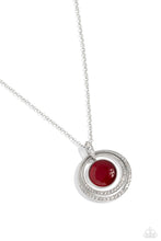 Load image into Gallery viewer, Cat’s Eye Couture Red Necklace