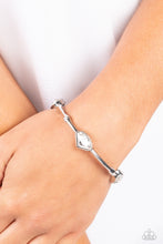 Load image into Gallery viewer, Chiseled Craze White Bangle