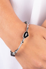 Load image into Gallery viewer, Chiseled Craze Black Bangle