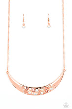 Load image into Gallery viewer, Bejeweled Baroness Copper Necklace