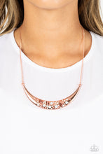 Load image into Gallery viewer, Bejeweled Baroness Copper Necklace