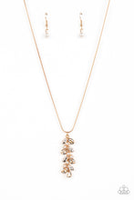 Load image into Gallery viewer, Pearls Before VINE Gold Necklace