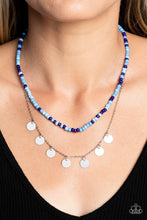 Load image into Gallery viewer, Comet Candy Blue Necklace