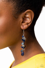 Load image into Gallery viewer, Cheeky Cascade Blue Earrings