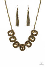 Load image into Gallery viewer, Iced Iron Brass Necklace