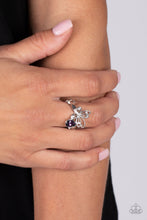 Load image into Gallery viewer, Flawless Flutter Purple Skinny Band Ring
