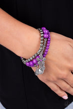 Load image into Gallery viewer, Individual Inflorescence Purple Bracelet