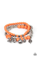 Load image into Gallery viewer, Individual Inflorescence Orange Bracelet