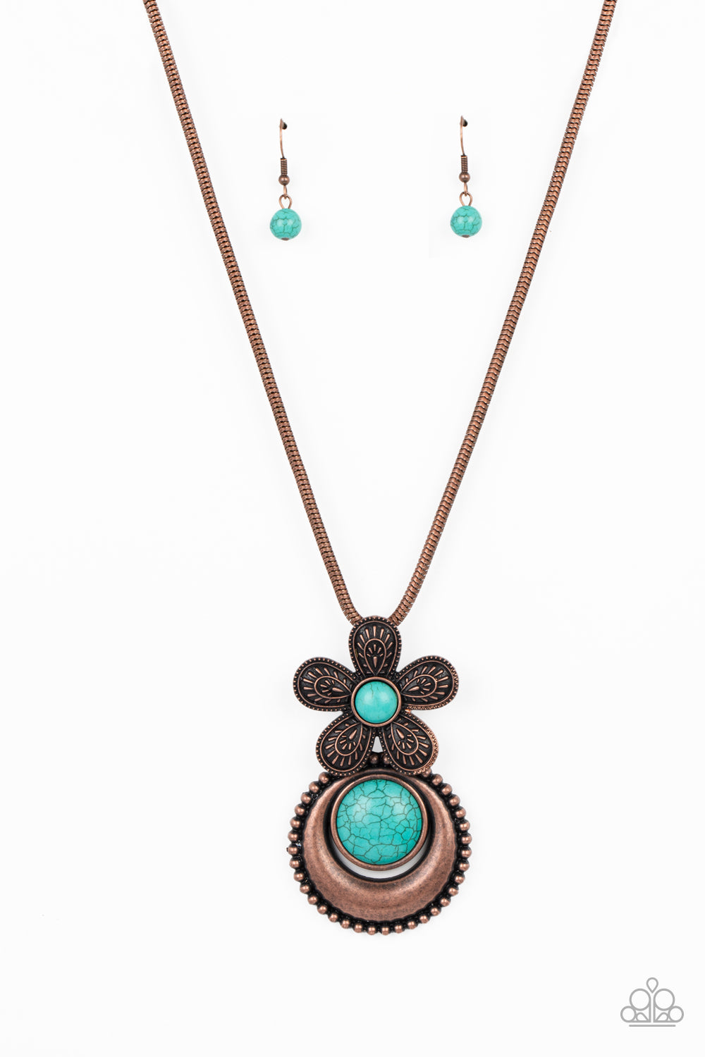 Bohemian Blossom Copper Necklace