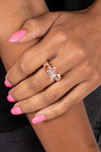 Load image into Gallery viewer, Fetching Flutter Rose Gold Skinny Band Ring