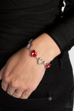 Load image into Gallery viewer, Sentimental Sweethearts Red Bracelet