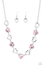 Load image into Gallery viewer, Contemporary Cupid Pink Necklace